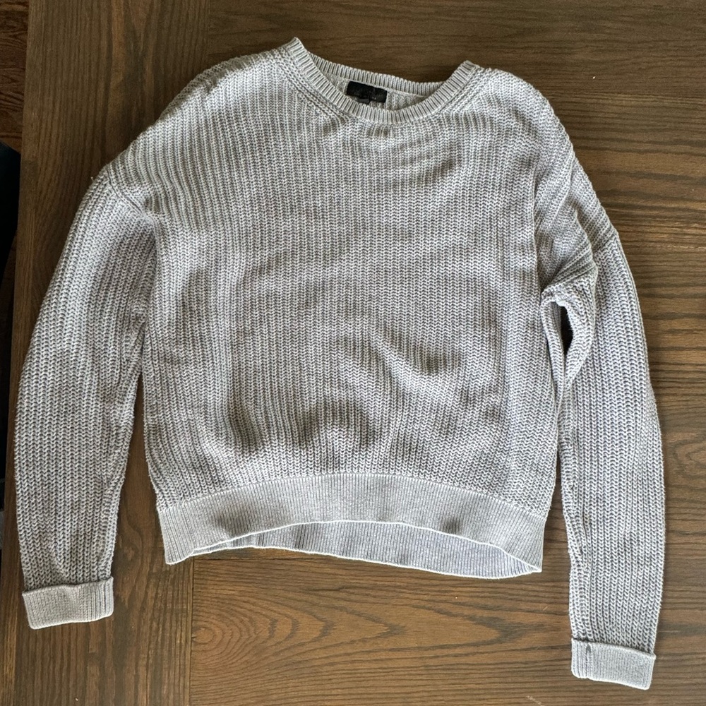 Grey knit Topshop sweater size US 4